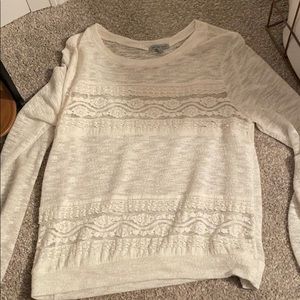 Cream colored sweater